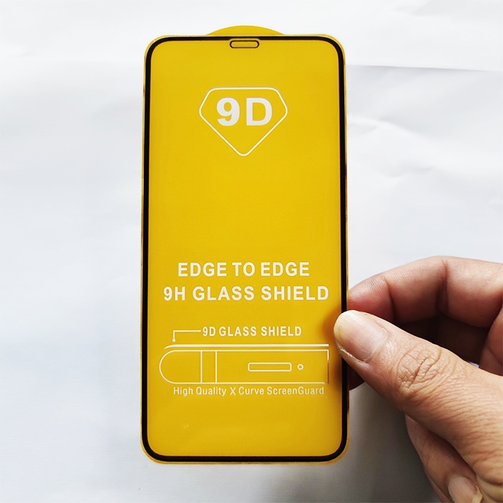 Kính Cường Lực Apple iPhone 11 Pro 9D Full Keo Full Màn Hình - Miếng Dán Màn Hình Cao Cấp - Viền Đen