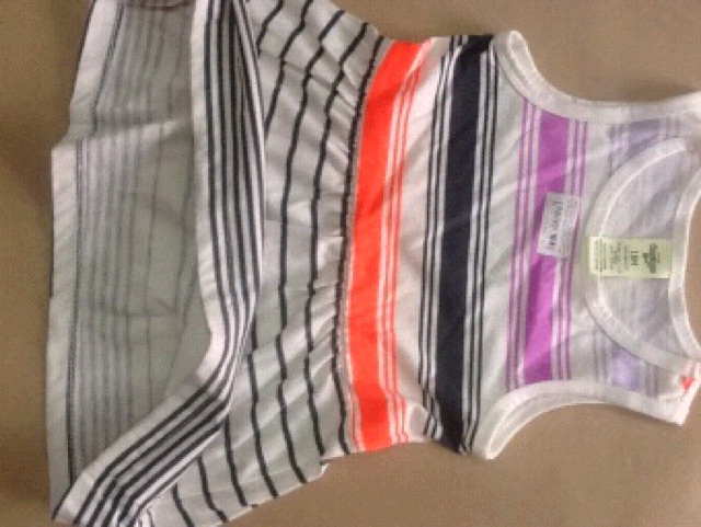 Váy sát nách cotton bé gái size 1-3T
