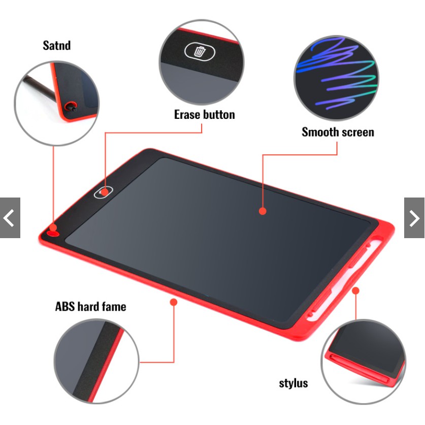 Bảng Viết Màn Hình LCD Siêu Mỏng Kích Thước 4.4 &quot;/ 8.5&quot; Có Thể Xóa Được Cho Bé