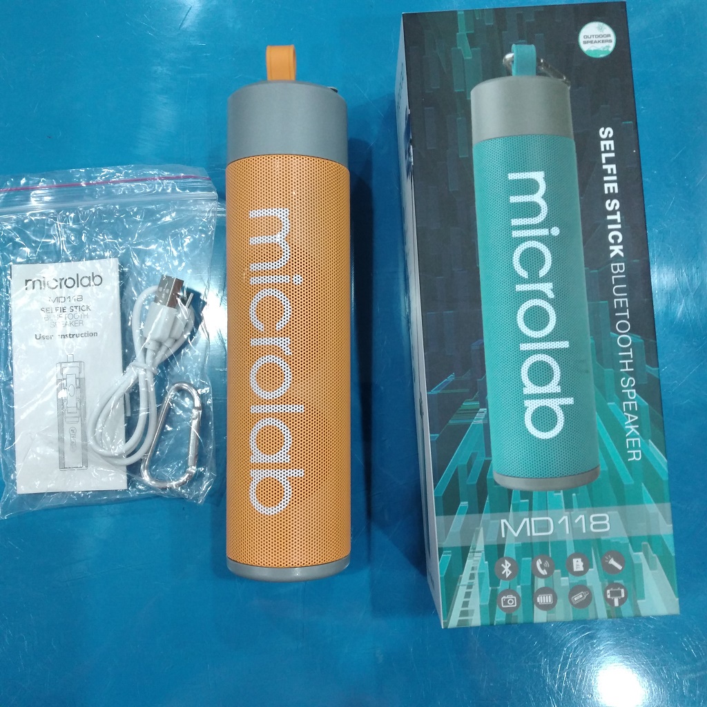 Loa Bluetooth Microlab MD118 kèm gậy Sefile  - Hàng Chính Hãng BH 12 Tháng