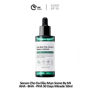 Tinh chất làm sạch mụn thâm, điều tiết dầu nhờn some by mi aha bha pha 30 days miracle serum 50ml skin hub