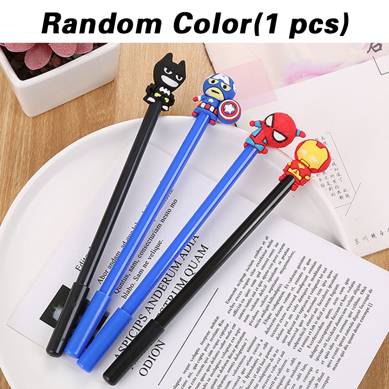 Bút Mực Gel Bằng Silicon Họa Tiết Hoạt Hình Dễ Thương Bắt Mắt