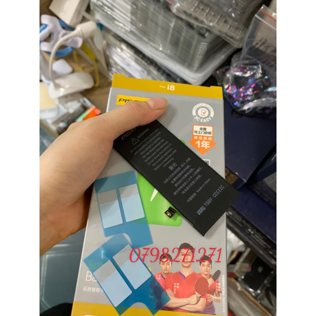 CHÍNH HÃNG PIN PISENN DUNG LƯỢNG CHUẨN Điện thoại ip táo 5 5S 6 6S 7 8 X XS / max / PLUS