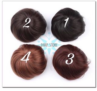 Tóc Giả Búi Củ Tỏi