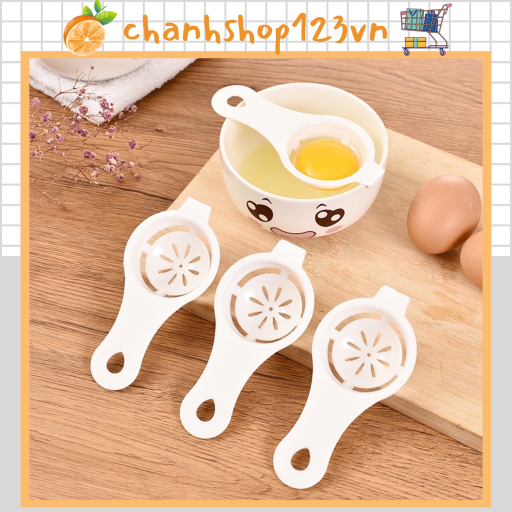 Dụng cụ tách lòng đỏ lòng trắng trứng - Thìa muỗng lọc trứng thông minh tiện lợi - 10146