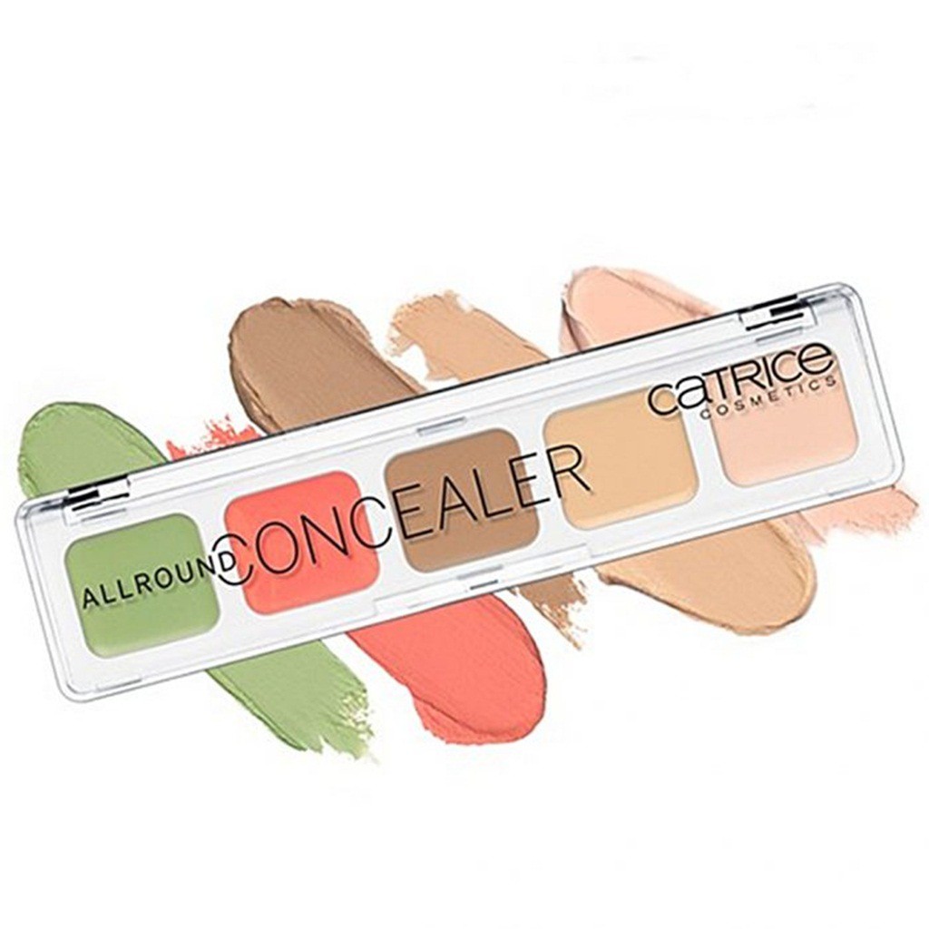 BẢNG CHE KHUYẾT ĐIỂM - TRIỆT SẮC CATRICE 5 ô CATRICE AllRound Concealer Palette 6g
