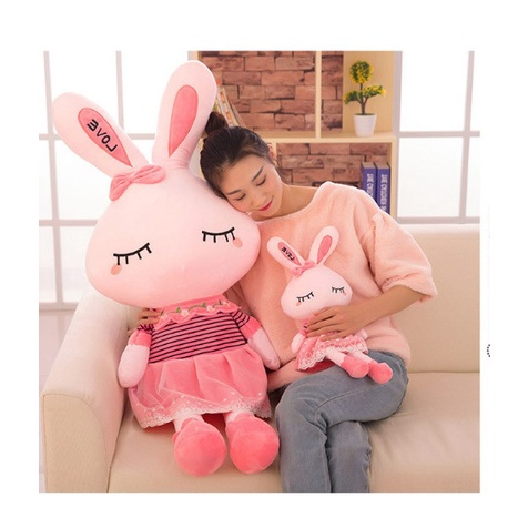 Gấu Bông Thỏ Váy Ren Siêu Xinh Siêu Dễ Thương
