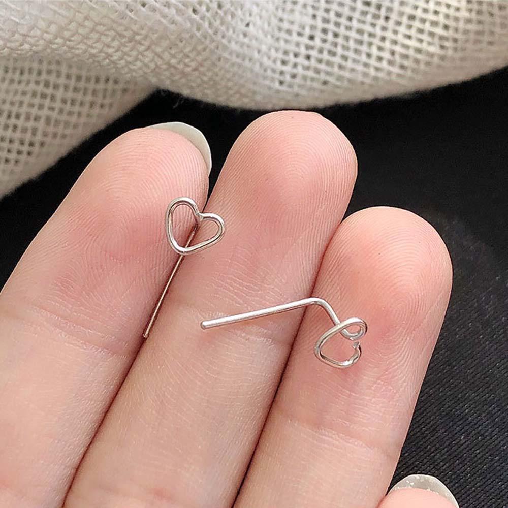 Vanes1 Khuyên Tai Móc Đơn Giản Cá Tính Cho Nữ|Bông Tai Trái Tim Nhỏ Xinh Thời Trang Hàn Quốc