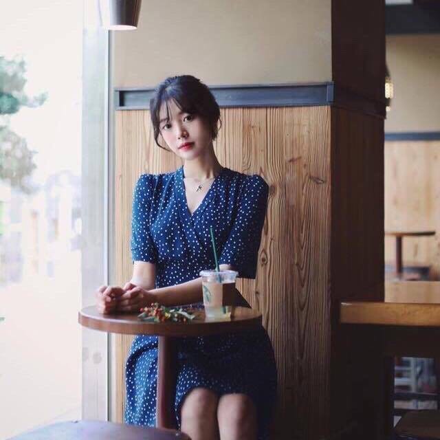 Đầm Nữ Chấm Bi Hotteend