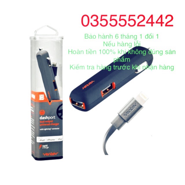 Sạc ô tô 2 cổng usb 2.4A