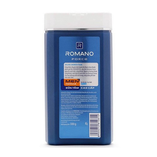 Hàng mới Sữa tắm Romano Force 380g (Chính Hãng)