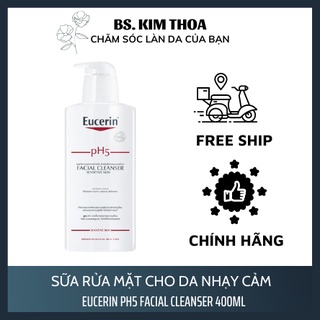 [CHÍNH HÃNG] Sữa rửa mặt cho da nhạy cảm Eucerin pH5