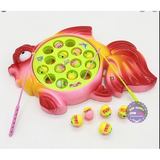 Đồ chơi câu cá chạy pin gồm 2 cần và 15 con cá cho bé mẫu mới