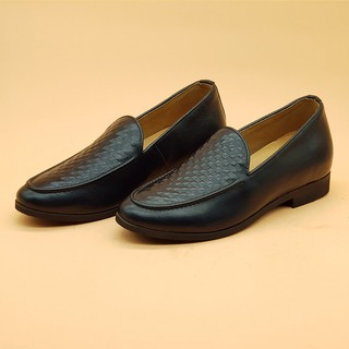 [Xả Hàng Lẻ Size] Giày Tăng Chiều Cao Nam  Cao Thêm 5cm Da Bò Tấm Cao Cấp Ensado 161316 (Đen)