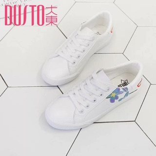 Giày dusto thêu hoa
