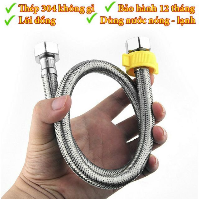 Dây cấp nước nóng lạnh inox SUS 304
