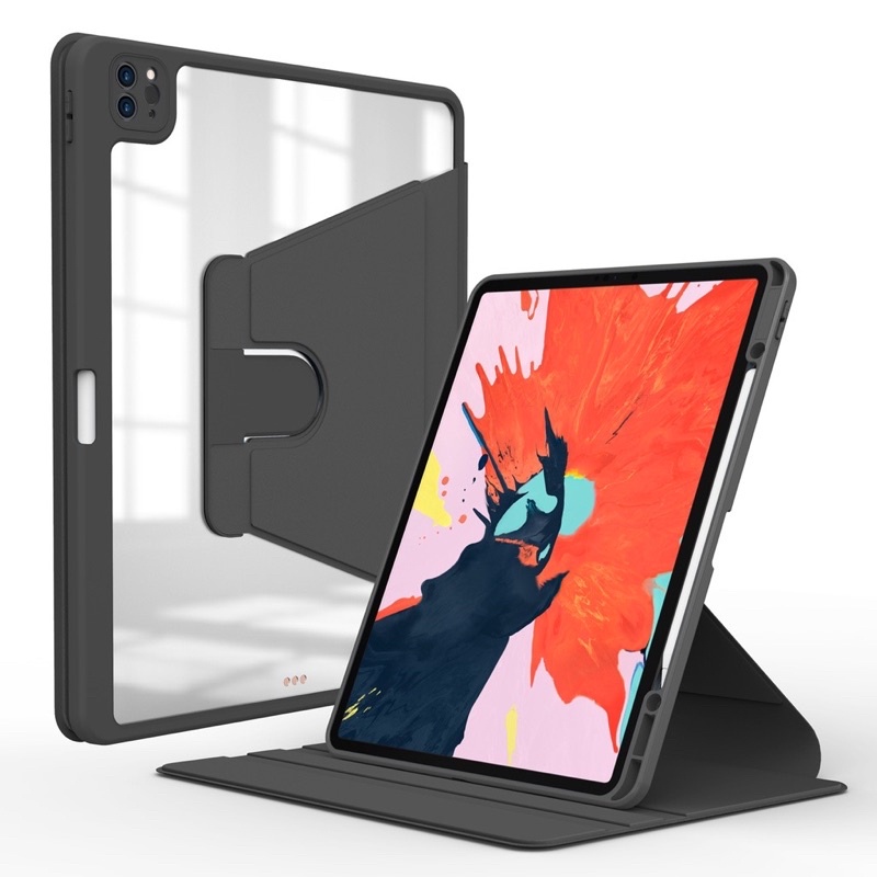 Bao da Wiwu Folio Smart Case Cho IPad Pro 11 2020 ,2021 , M1 , 2018, IPad Air 4 10.9 inch , Có khe để bút ,xoay 2 chiều