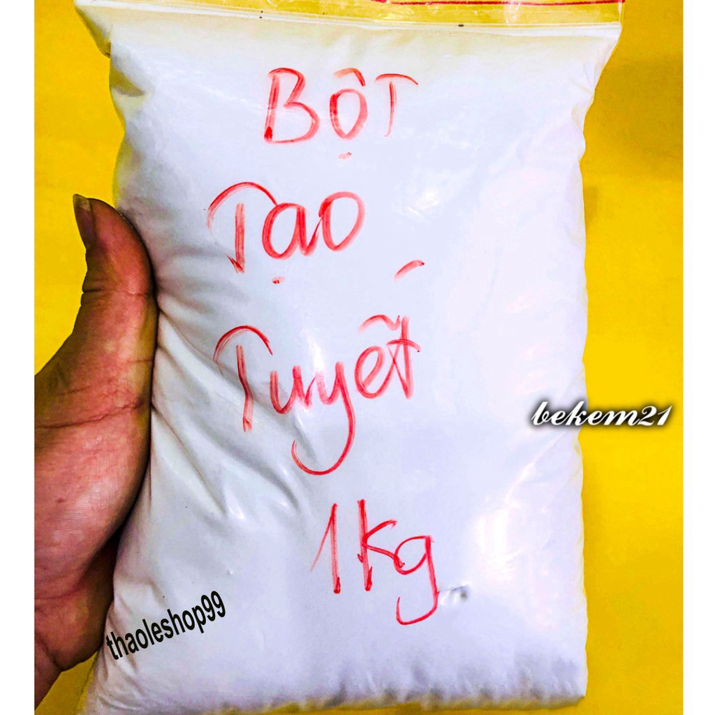 1 KG Tuyết nhân tạo siêu mịn dùng làm slime mây - 1000/500/200 gram tuyết nhân tạo