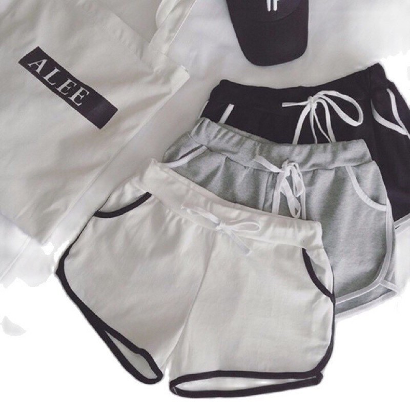 Quần short nữ ống rộng lưng thun-Quần short nữ nhiều màu tập gym