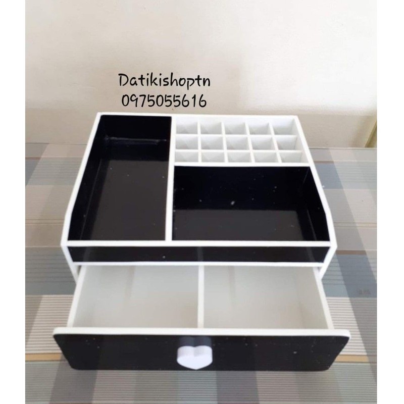 Kệ mỹ phẩm 25cm đen