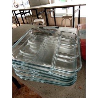 Khay ăn cơm Pha Lê trong suốt phong cách Bắc Âu