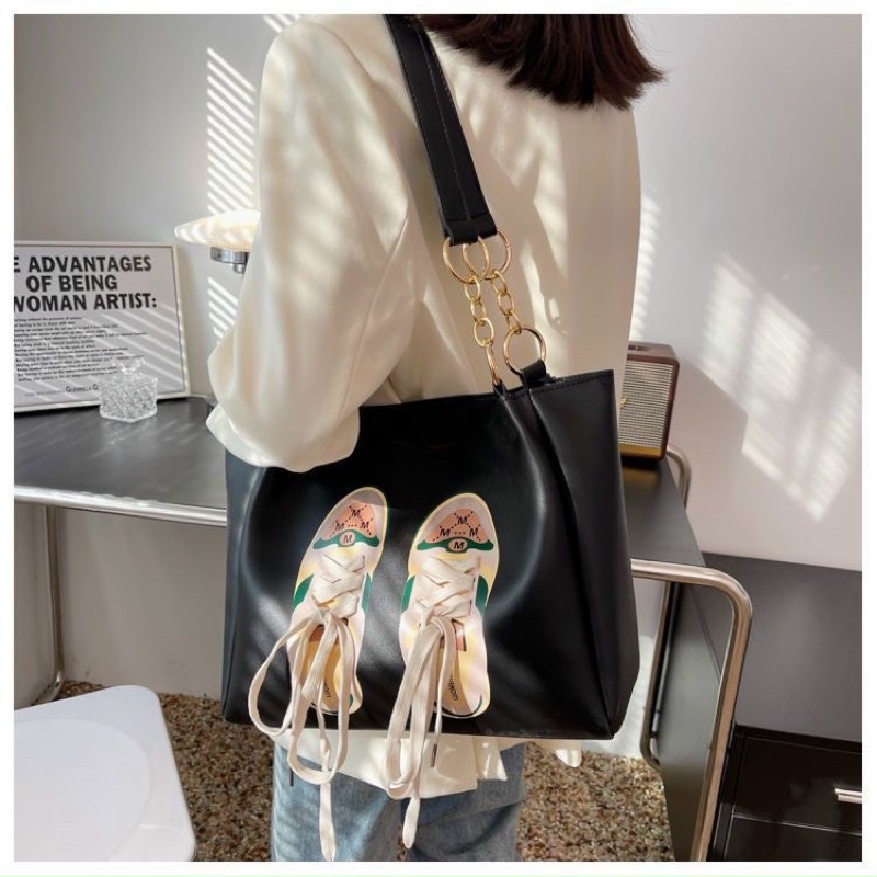 Túi xách công sở phối giây giầy mẫu mới