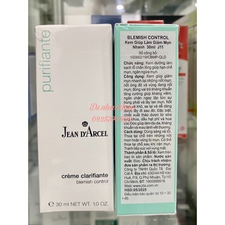 Kem làm giảm mụn nhanh Blemish Control Jean d’Arcel 30ml