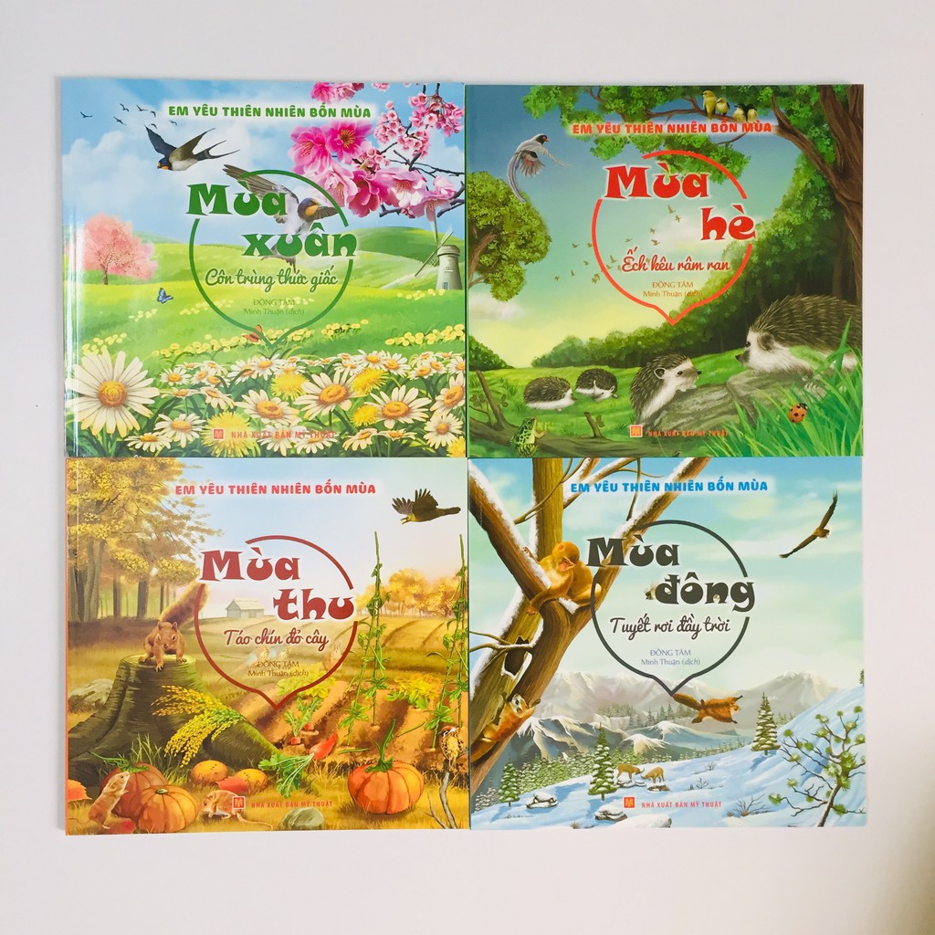 Sách - Em Yêu Thiên Nhiên Bốn Mùa – Trọn bộ 4 cuốn
