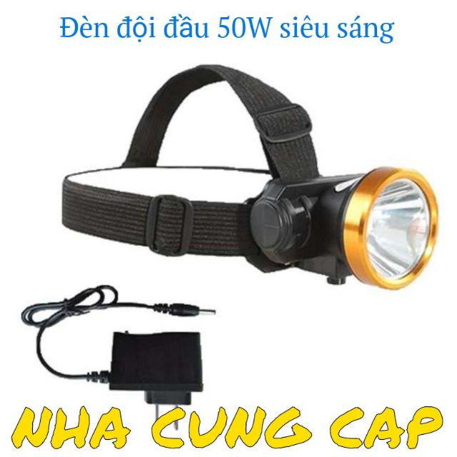 (GIÁ HỦY DIỆT) ĐÈN ĐỘI ĐẦU 50W SIÊU SÁNG