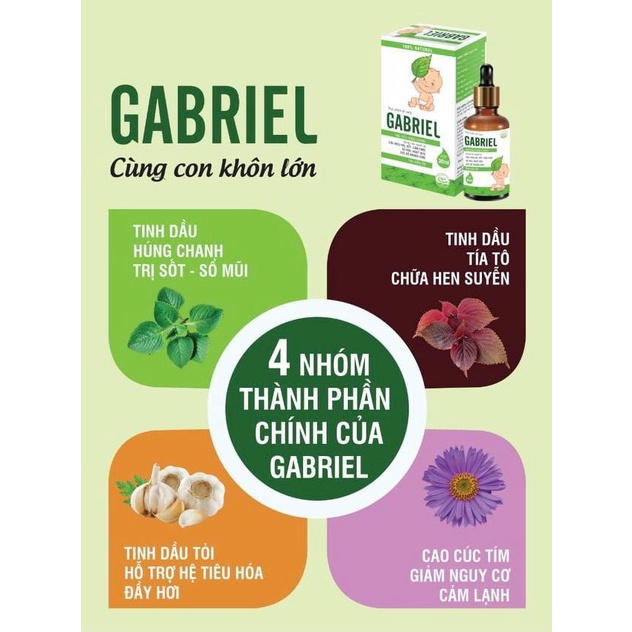 Tinh dầu húng chanh Gabriel Lọ 30ml