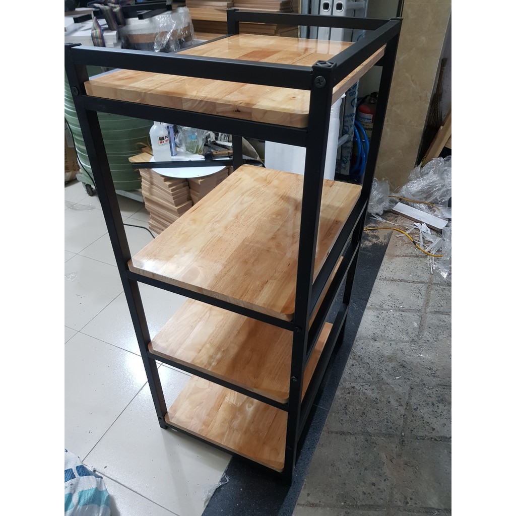KỆ BẾP VÁN GỖ CAO SU chống nước 3 4 5 TẦNG TIỆN LỢI HÀNG VN CHẮC CHẮN | BigBuy360 - bigbuy360.vn