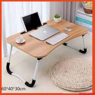 Bàn gấp gọn học sinh mini có khe Ipad ⚡FREESHIP EXTRA⚡ kích thước 40x60x28 cm thích hợp cho học sinh , sinh viên