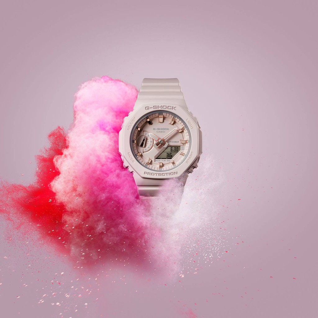 Đồng hồ casio nữ dây nhựa GSHOCK GMA-S2100-4ADR chính hãng