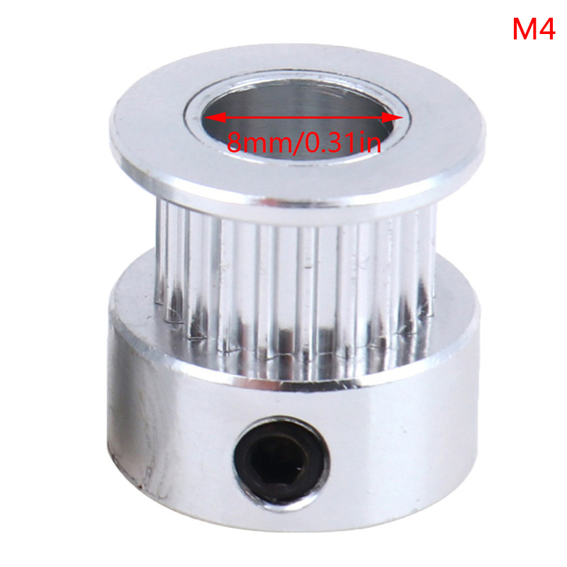 [dou] GT2 Pulley 16/20 Tooth Bore 5mm 6.35mm 8mm Teeth Timing Gear For 3D Printer Part [vn]