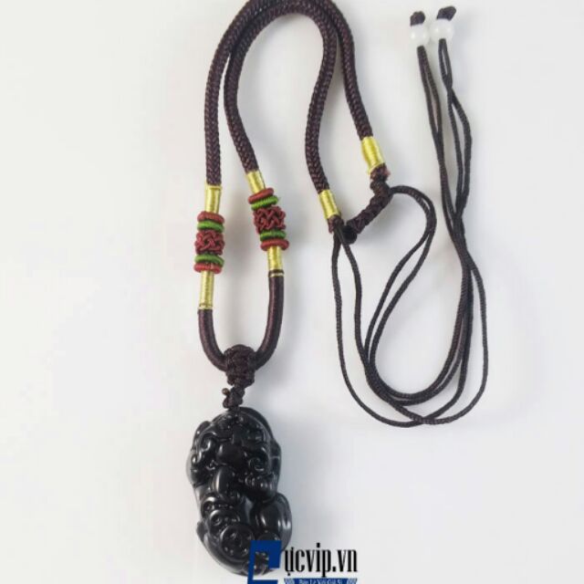 Dây Chuyền Tỳ Hưu Tài Lộc Đá Thiên Thạch MS626