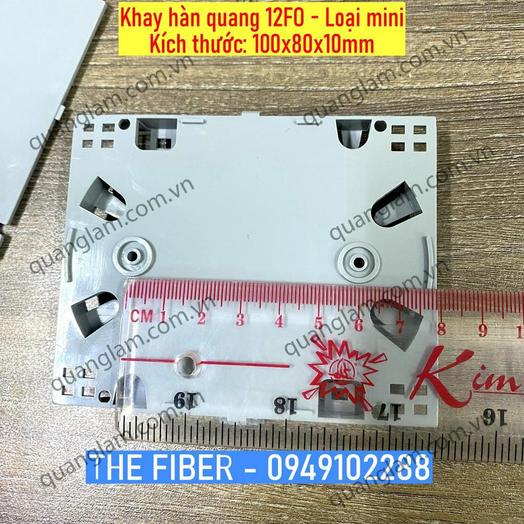 Khay hàn quang 12FO loại mini - Kích thước 180x100x10mm
