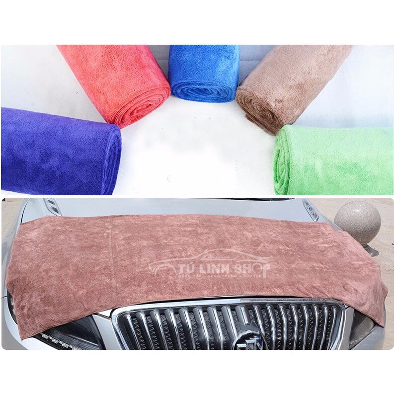Khăn Lau Xe Ô Tô, Khăn Rửa Xe Ô Tô Microfiber, siêu mềm, siêu min