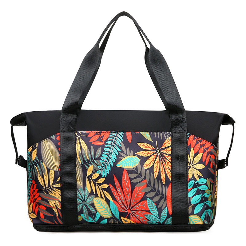 Ielgy Túi Xách Sức Chứa Lớn Có Chia Ngăn Khô Và Ướt Cho Nữ