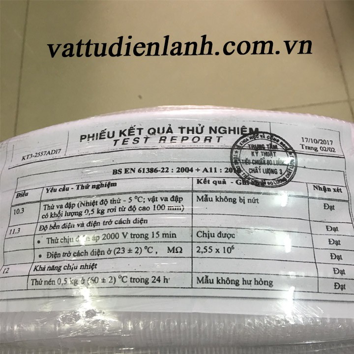 10 mét Ống ruột gà thoát nước thải máy lạnh điều hòa 10m