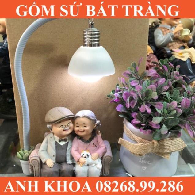 Tượng trang trí ông bà anh mới - Gốm sứ Bát Tràng Anh Khoa