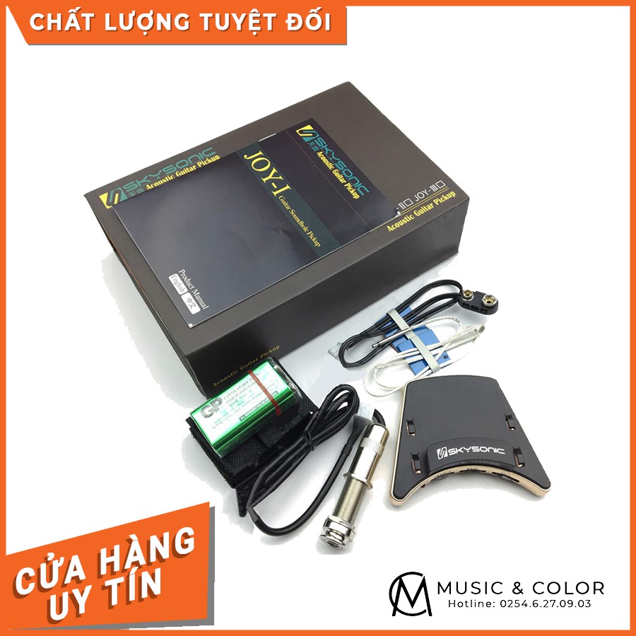 Pickup Đàn Guitar Skysonic JOY-I (Bộ thu âm Acoustic Guitar và Classic Guitar) - Nhạc cụ MUSIC&COLOR