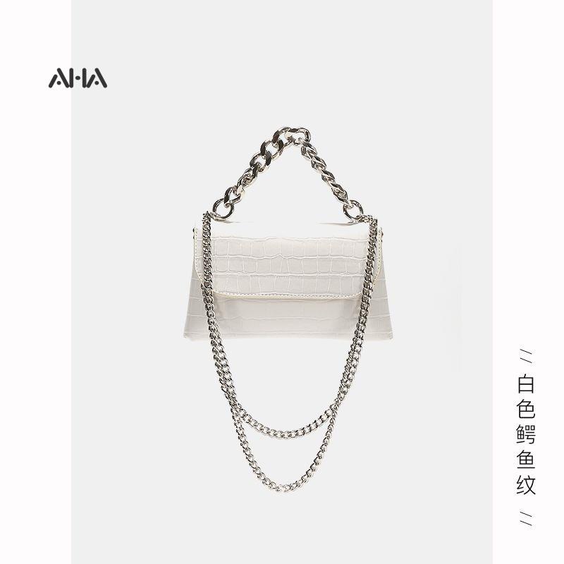 Túi xách đeo vai AHA OFFICIAL phối dây xích phong cách cổ điển thời trang dành cho nữ