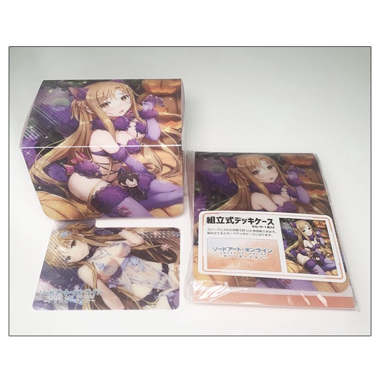 Hộp xếp dùng để đựng card game gần 200 lá - Deckbox Anime siêu đẹp - Yuuki Asuna SAO Sword Art Online