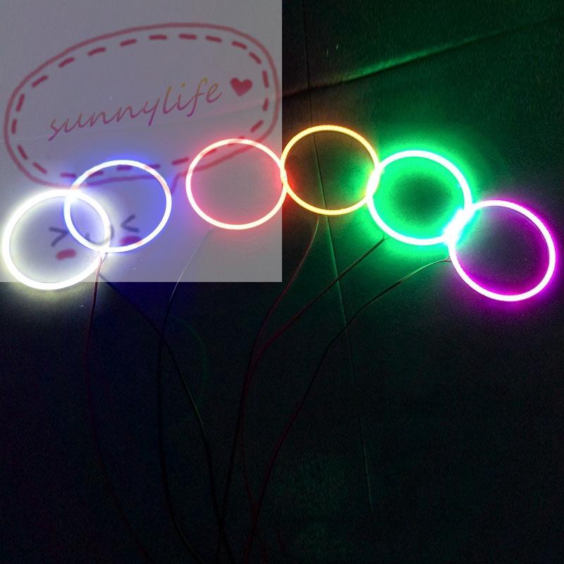 Đèn LED dạng vòng mắt thiên thần 12V 70mm 80mm 90mm 100mm 110mm 120mm chuyên dụng cho xe hơi | BigBuy360 - bigbuy360.vn