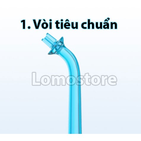 Vòi phun cho máy xịt tăm nước Xiaomi Soocas W3 làm sạch răng, nướu, lợi, lưỡi hiệu quả