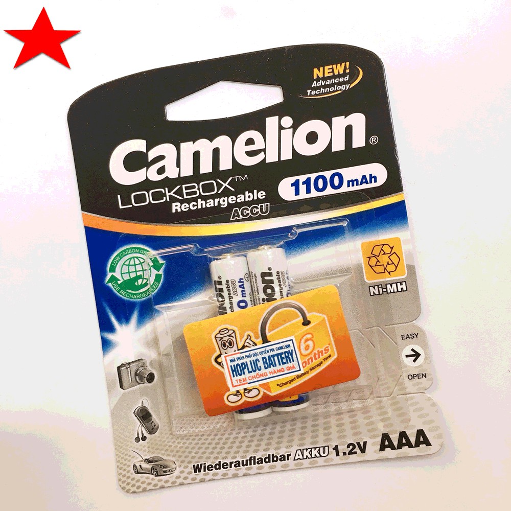 Pin sạc AAA Camelion 1100mAh chính hãng