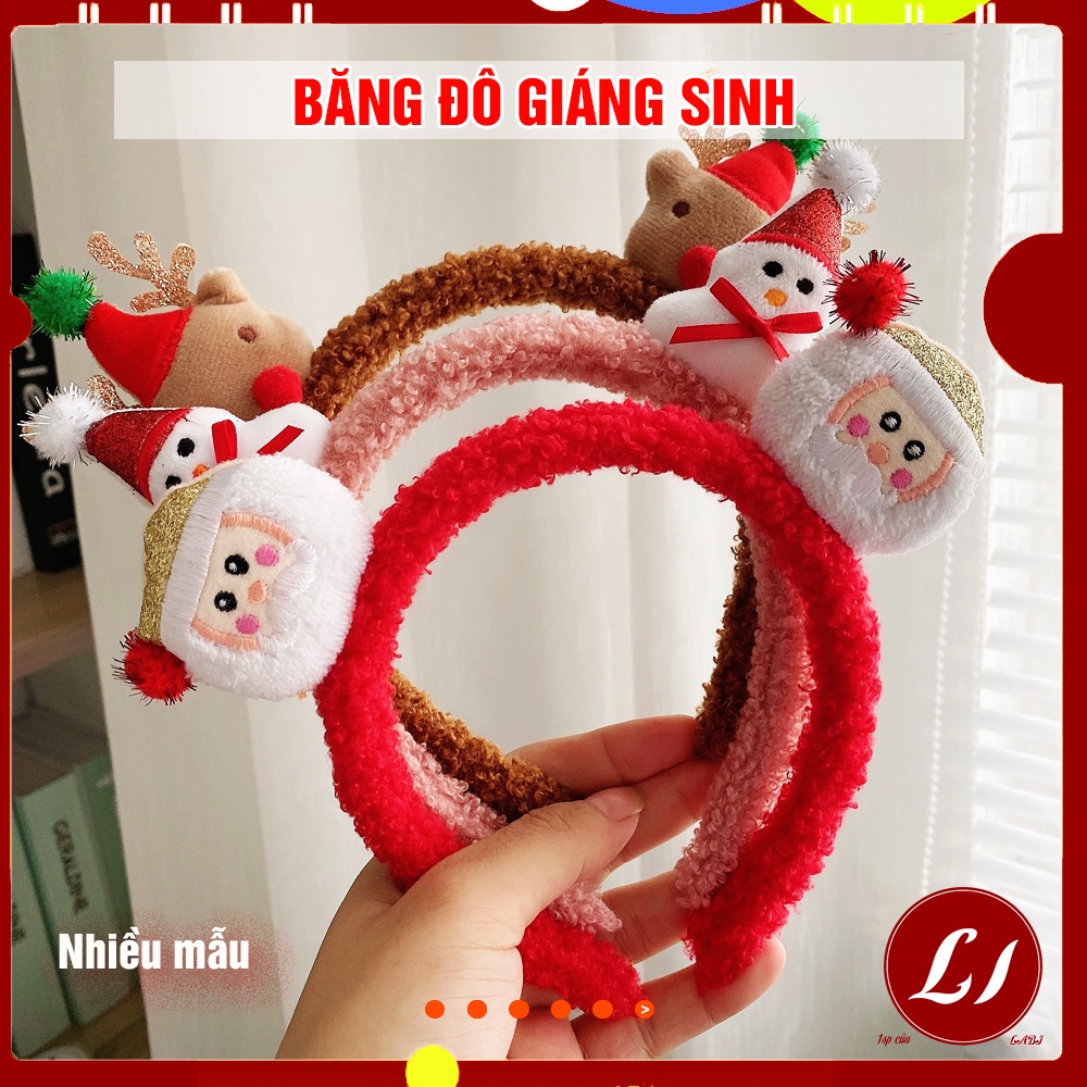 Băng đô, bờm GIÁNG SINH xù nhiều mẫu dễ thương