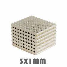 Nam châm viên siêu nhỏ 3x1mm GAOMS, nguyên liệu đất hiếm lực hút cực mạnh