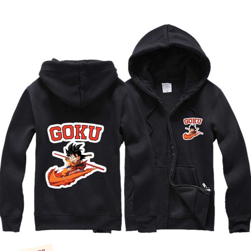 ÁO KHOÁC NỈ NAM NỮ CHỐNG NẮNG - HOODIE ZIP IN 3D HÌNH GOKU ĐỘC LẠ KHÔNG ĐỤNG HÀNG