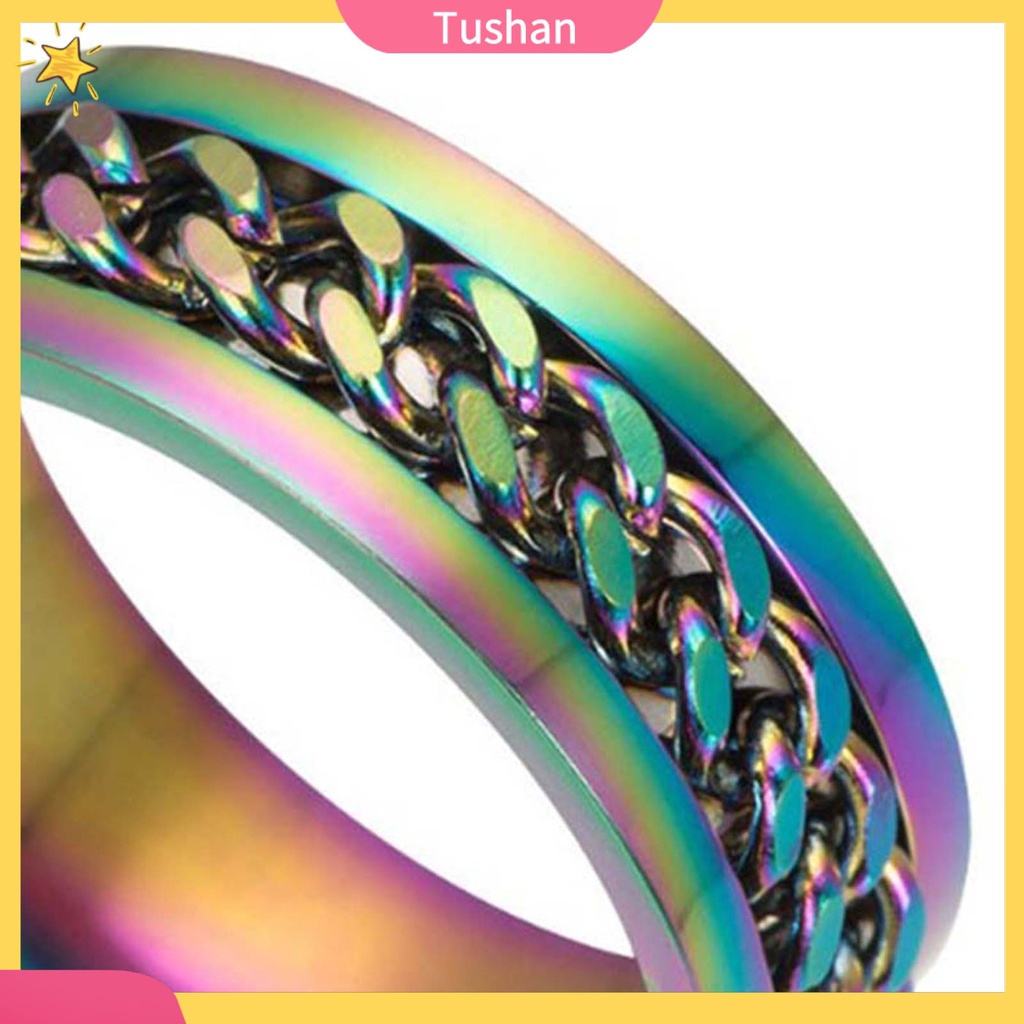 Nhẫn nam bằng thép không gỉ thời trang